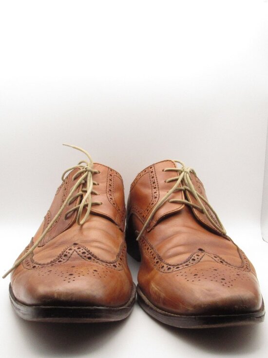 Cole Haan Brown Men\'s Giraldo Wingtips Size 14 Good Condition main image 11